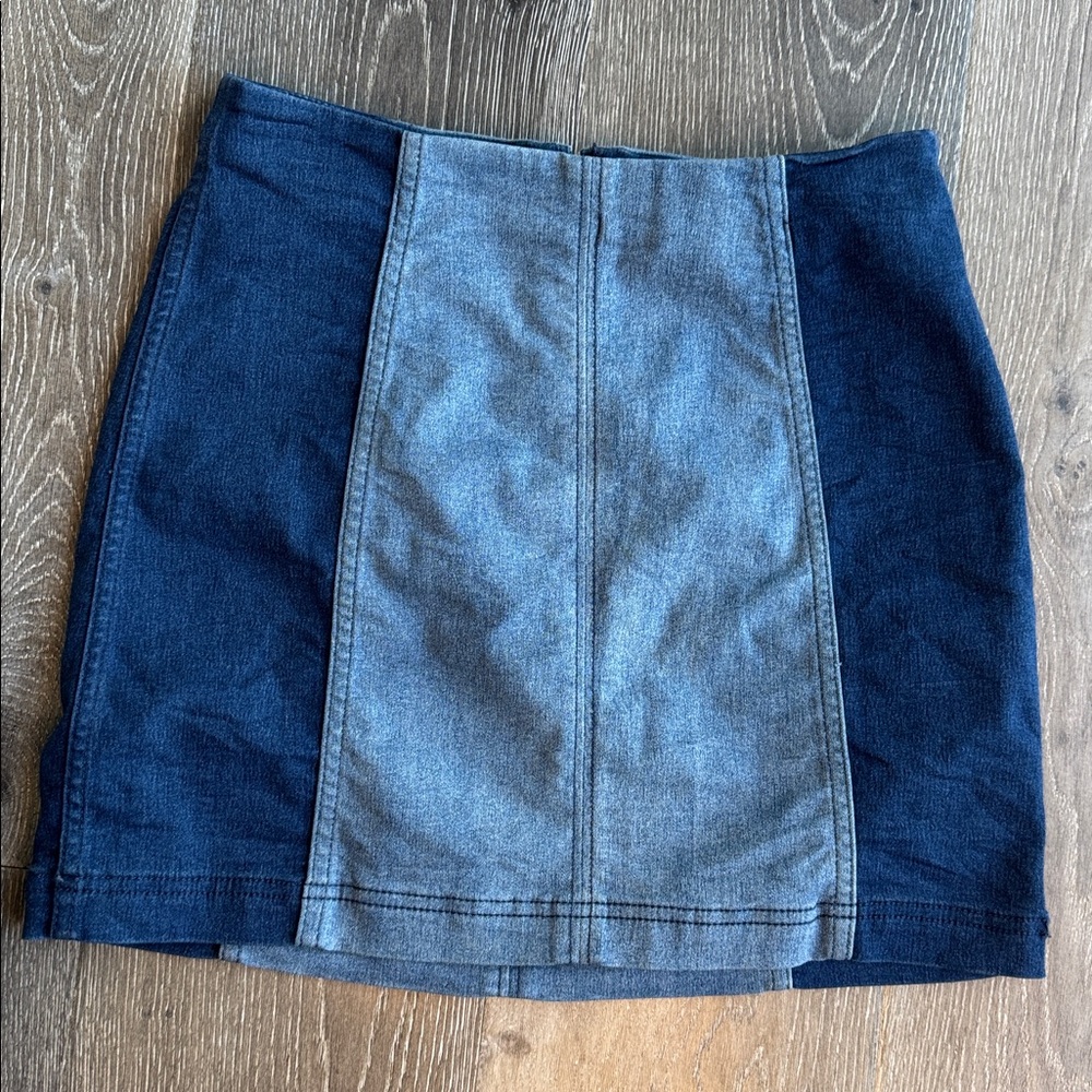 Free people denim skirt 0188